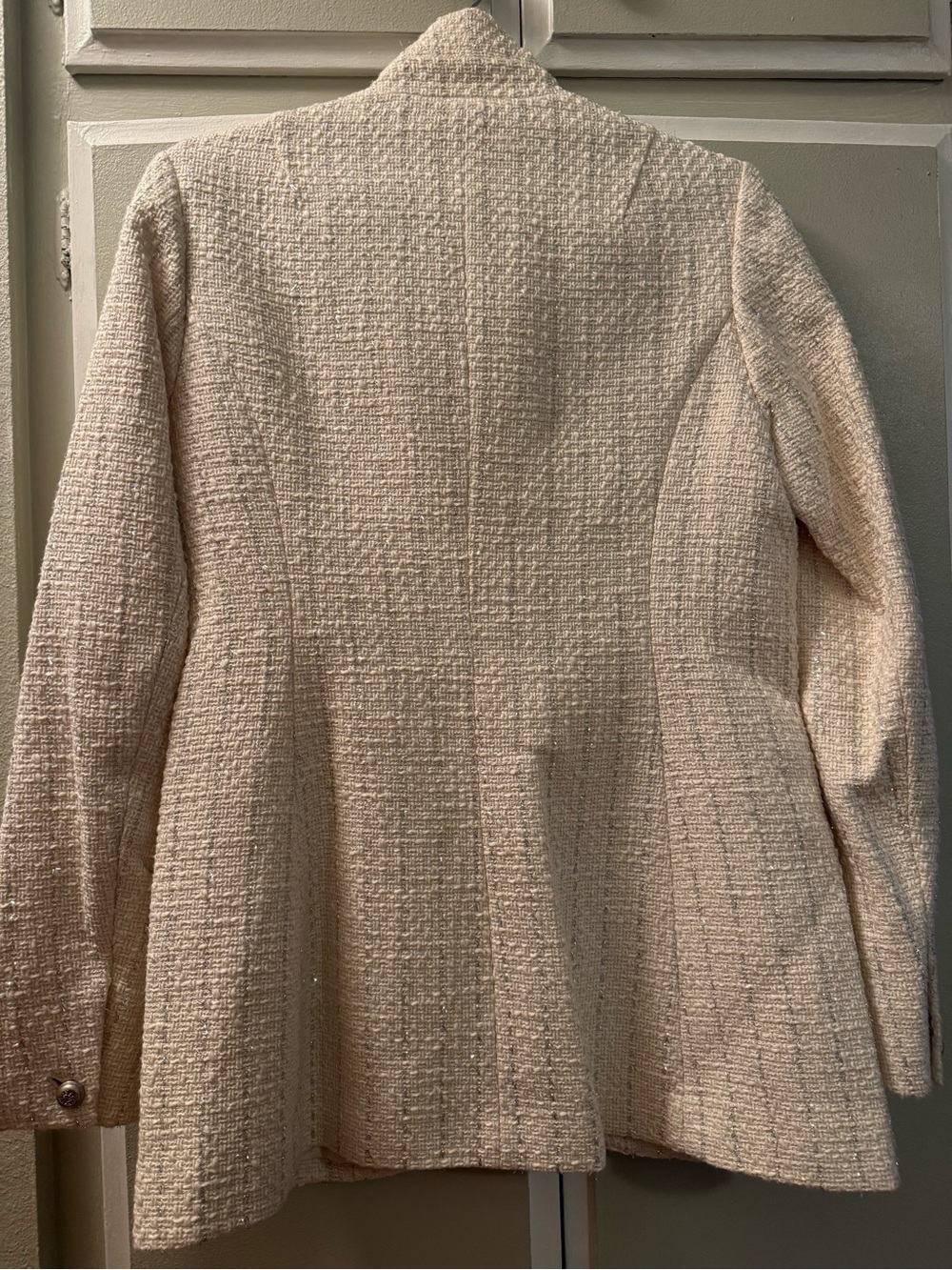 Rag and Bone Ivory Tweed Blazer - Picture 4 of 10
